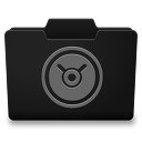 Black Grey Sounds Icon 128x128 png